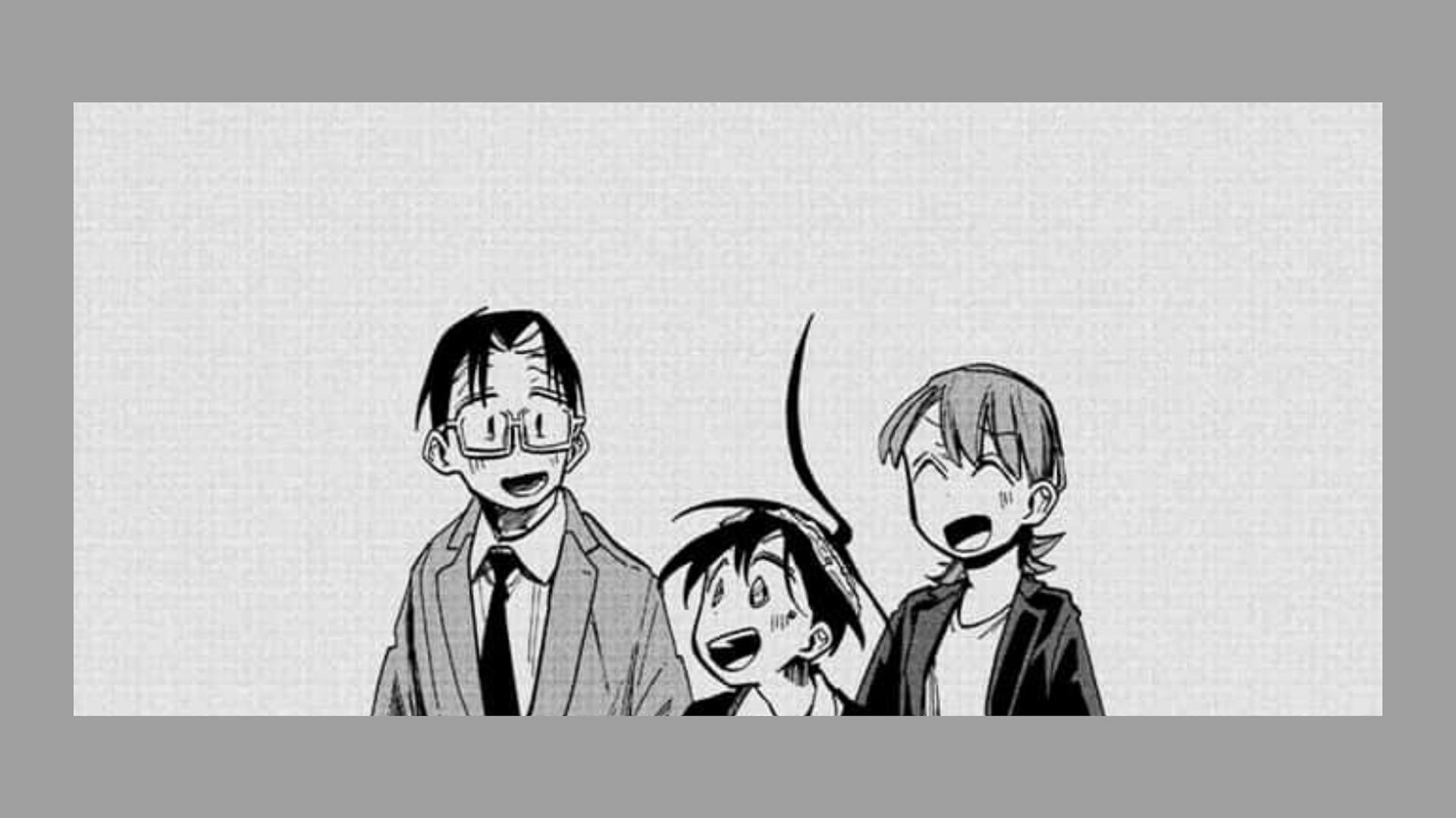 Kakeru, Tsubasa, and Minako (Image via Shueisha/Taizan 5)